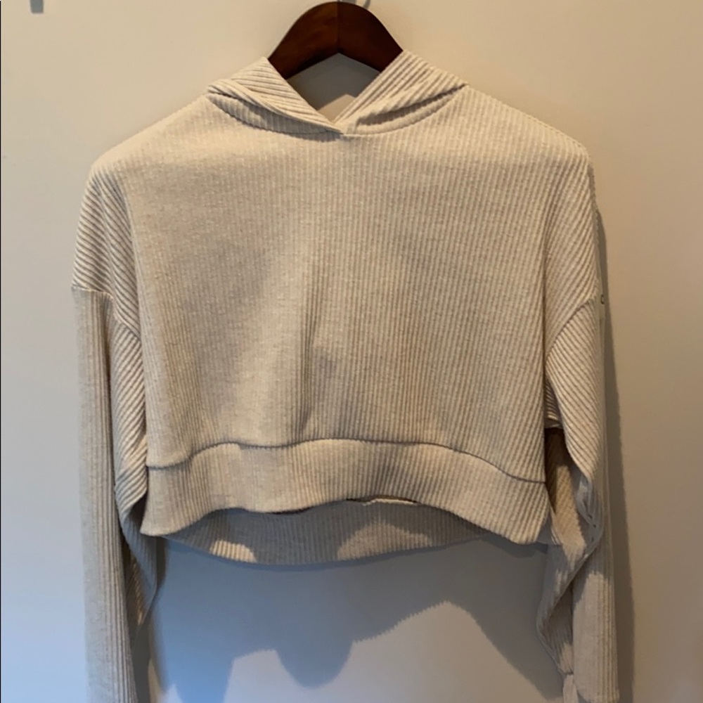 Alo cropped hoodie